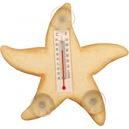 SONGBIRD ESSENTIALS Songbird Essentials Cream Starfish Small Window Thermometer SE2170411